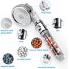 Omasi Shower Head with Stop Key 3 Modes Adjustable High Pressure Water Saving Handheld Shower Head