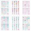 Unicorn Nail Stickers, Cute, Children, Just Stick on Manicure Set, Children's Stickers, Women's Holiday, Fanoshon Character Design, 200 Types to Choose from Ultra-Thin, Stackable, Birthday Party