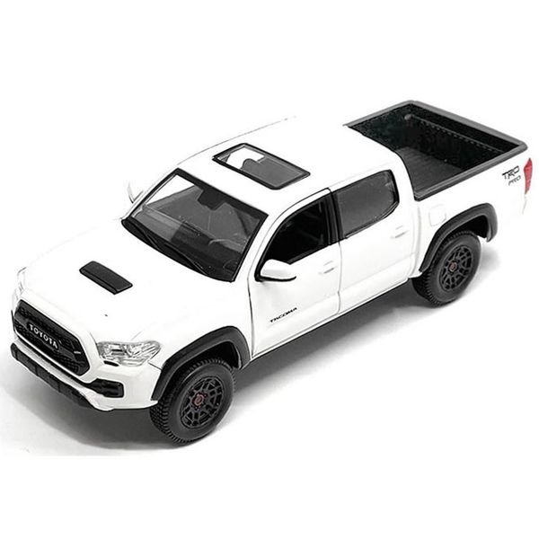 2023 Tacoma TRD PRO Pickup Truck White with Sunroof Special Edition Series 1/27 Diecast Model Car 32910WH