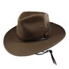 Jaxon & James Oilcloth Aussie Hat - Brown L