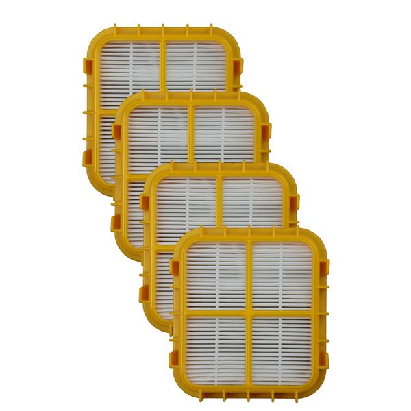 (4) Eureka Hf-10 Pleated Hepa Filter W/activated Charcoal Vacuum Filter, Upright