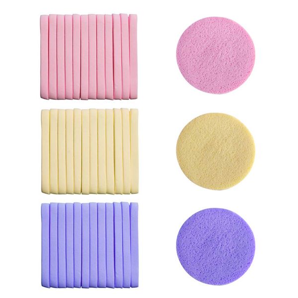 ZHIYE 36 Pcs Facial Sponge Compressed Face Cleansing Facial Washing Sponges Makeup Tool for Facial Exfoliating Facial SPA Massage Makeup Removal