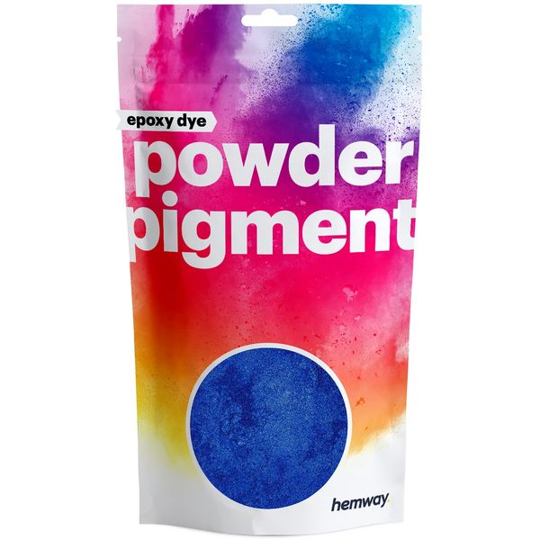 Hemway Grout Dye Pigment Concrete Colour Powder Render Mortar Pointing Powdered Brick Toner (1.8oz / 50g, Metallic Sapphire Blue)