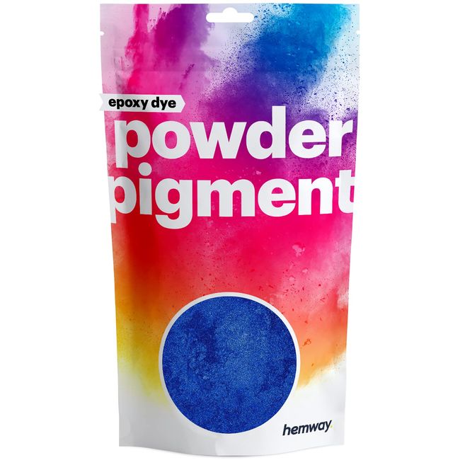 Hemway Grout Dye Pigment Concrete Colour Powder Render Mortar Pointing Powdered Brick Toner (1.8oz / 50g, Metallic Sapphire Blue)