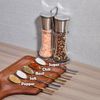 Pepper Grinder 2pcs Stainless Steel Refillable Salt and Pepper grinder with stand