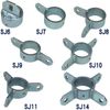 Single Pipe Joint, For Outer Diameter 1.9 inches (48.6 mm), Muscle Intersection Type, Enameled Set, Firmly Fixed [SJ7]