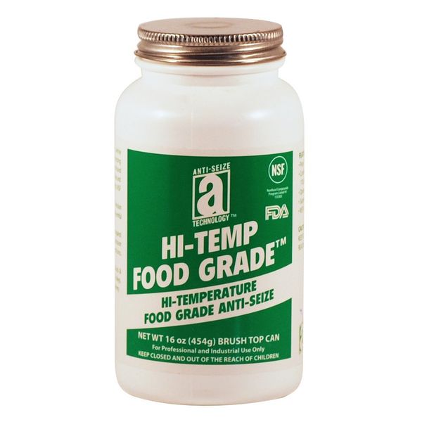 HI-Temp Food Grade 41010 Anti-Seize Compound, 8 oz., White, Paste