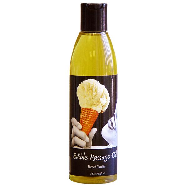 EB Edible Massage Oil 8 oz French Vanilla Moisturizer