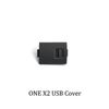 ABS Camera Battery Case Side Cover Mouse Case Shell USB Charging Port Side Cover for Insta360 1 X2 Camera Accessories
