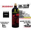 Maddog 20 Oz Refillable Aluminum CO2 Paintball Tank - Ships Empty - 3 Pack