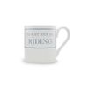 Stubbs Mugs I'd Rather Be Riding White Bone China Mug 300ml