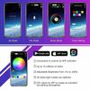 160LEDs RGB Rock Light Kit 10pods Underglow Multicolor Neon Light Bluetooth App