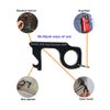 8-Pack No Touch Tool Handheld Brass EDC Keychain Closer Contactless Door Opener