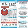 Nasopure Nasal Wash, Value Refill Kit, “The Nicer Neti Pot” Sinus Wash Kit, Comfortable Nasal Rinse 80 Salt Packets (3.75 Grams Each), Nasal Congestion, Cold, Flu, Allergy, Nasal Irrigation System
