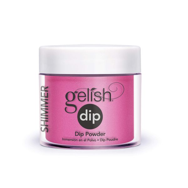 Gelish Amour Color Please Dip Powder, Pink Nail Dip Powder, Vibrant Color, Professional Quality, High Shine, Chip-Resistant, 0.8 ounce.