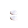 WhiteCrystal UFO Design Soft Silicone Thumb Grip Caps Joystick Controller Cover Compatible with Nintendo Switch/OLED/Switch Lite 2Pcs (White)