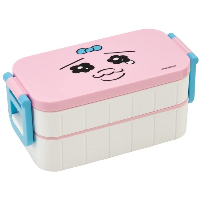 Skater YZW3AG-A Bento Box, 20.3 fl oz (600 ml), Antibacterial, 2-Tier, For Women, Made in Japan