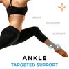 Tommie Copper - Women's Performance Compression Ankle Socks - White - 7-9.5