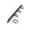 Raising Electronics1U Horizontal Rack Mount Metal Cable Management with 4 Ring