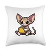 Sphynx Cat Taco Pet Funny Food Throw Pillow