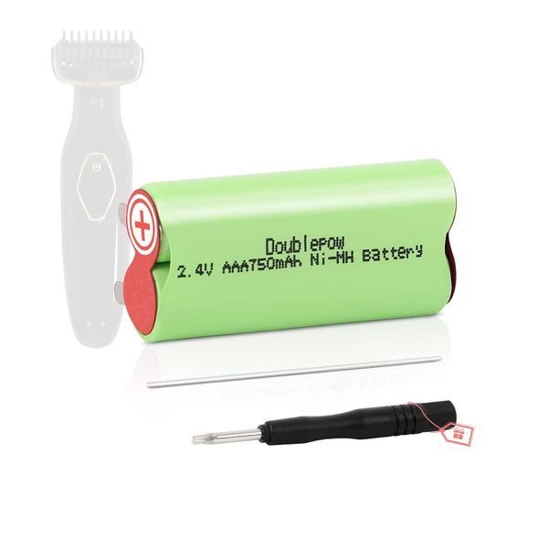 750mAh Battery Replacement for Philips Norelco BG2028/ XA2029 Body Groomer Bodygroom Foil Trimmer Wet Or Dry 2.4V NI-MH Battery