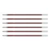 PILOT Pack of 6 RFNS-GG Medium Tip Refills Redaa