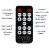 Stage Lighting 9-EYE Laser Light DMX Scan Projector Strobe Disco Lights W/Remote