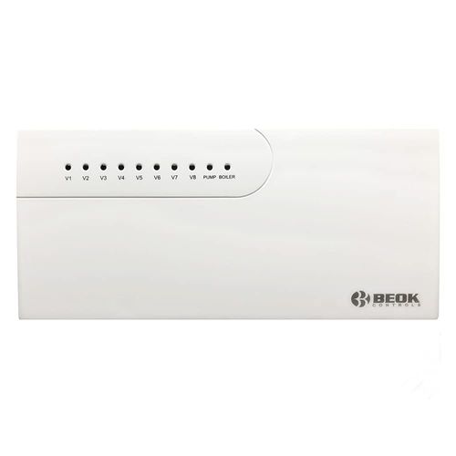 Beok Underfloor Heating Controller 230 V Underfloor Heating Control Smart Home for 8 Room Thermostats and Actuators Digital Actuators for Underfloor Heating Working with Thermostats/Gas Boiler/Pump