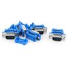 sourcing map 5pcs D-SUB DB9 9 Pin Male IDC Type Connector for Flat Ribbon Cable