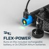 NEBO Einstein Powerful 1500 Lumen Headlamp with Flexpower Rechargeable or CR123A