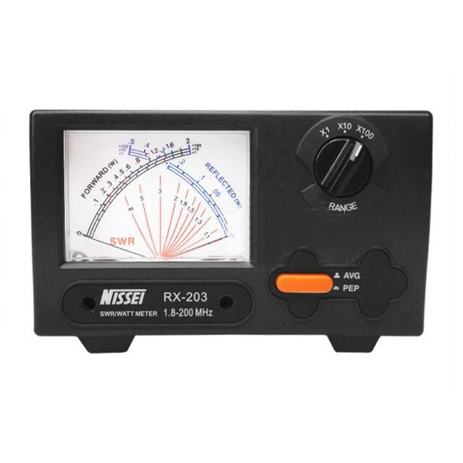 Radioactivity Measurement NISSEI RX203 Power Meter 1.8200Mhz Short Wave UV Standing Wave SWR For Digital Two Way Radio, [01] RX203