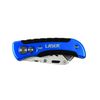 Laser 7870 Folding Utility Knife, Silver