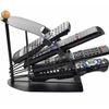 [4 Compartments] Black Remote Control Holder TV Remote Caddy Desktop Organizer