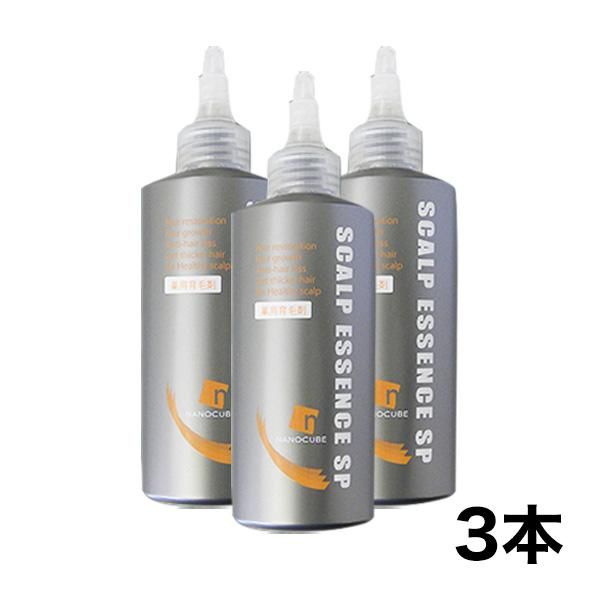 Comfortable life Hair growth agent Nanocube Thinning hair Hair loss Hair growth promotion Hair growth Thinning hair Dandruff Itching Hair loss prevention Quasi-drug Father&#39;s Day &quot;Medicated Scalp Essence SP&quot; Total of 3 bottles