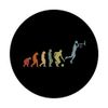Basketball Retro Basketball Evolution Basketball PopSockets Adhesive PopGrip