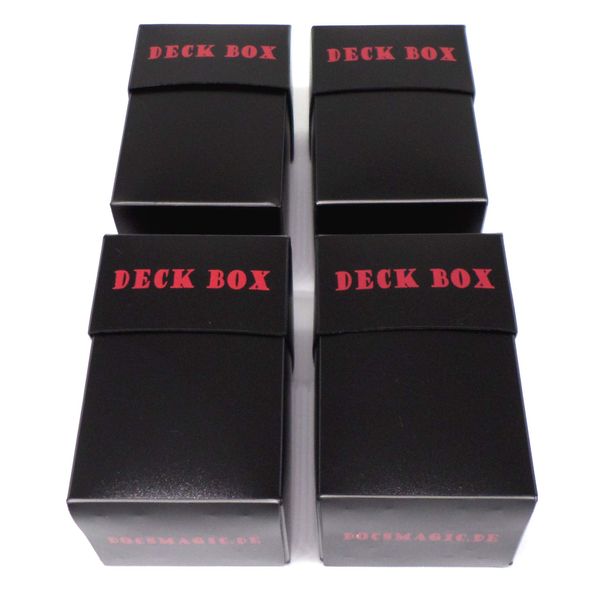 docsmagic.de 4 x Mini Euro/US Board Game Card Deck Box - Card Box