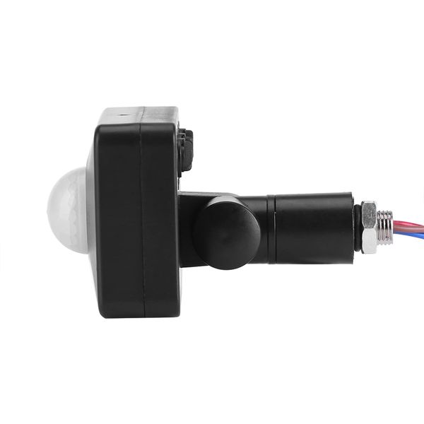 Outdoor Black 240V Mini Recessed PIR Motion Lighting Sensor/IP65 Detector