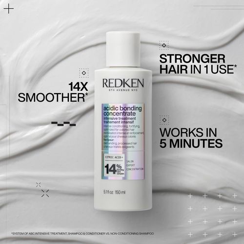 REDKEN Acidic Bonding Concentrate Intensive Pre-Treatment, Repairs Broken Bonds, For Damaged Hair, Bonding Care, 150ml