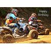 ATV Quad Bike Birthday Card