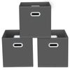 Yunkeeeper storage bins Cubes, Fabric Cube Organizer with Handle, Foldable Cube