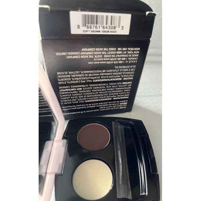 MARK PERFECT BROW STYLING DUO SOFT BROWN NIB