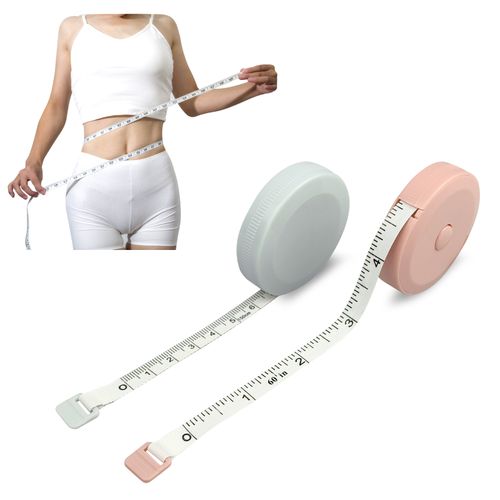 FuninCrea Mini Tape Measure, 1.5m Tape Measure with Case Double-Sided Measuring Tape Tailors Tape Measure for body Tailor, 2 Rolls 60-Inch Retractable Soft Sewing Tape Set for Measuring Body