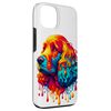 Dripping Paint Art Irish Water Spaniel Case for iPhone 13