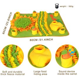 Pet Circular Puzzle Toy Dog Food Hiding Device Anti Choking Slow
