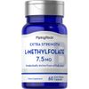 L Methylfolate 7.5 mg | 60 Capsules | Extra Strength | Non-GMO | by Piping Rock
