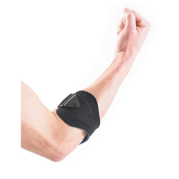 Neo-G Tennis/Golf Clasp - Support For Epicondylitis, Tennis Golfers Elbow, Sprains, Strain Injuries, Tendonitis - Forearm Adjustable Compression Strap - Class 1 Medical Device