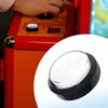 Rovella 2pcs White Momentary Push Button 46mm Round 12V LED Illuminated Switch Self-Resetting Round Micro Switch