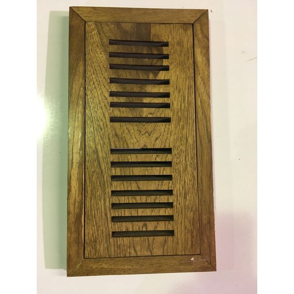 Prefinished Hickory Floor Vent 4 x 10