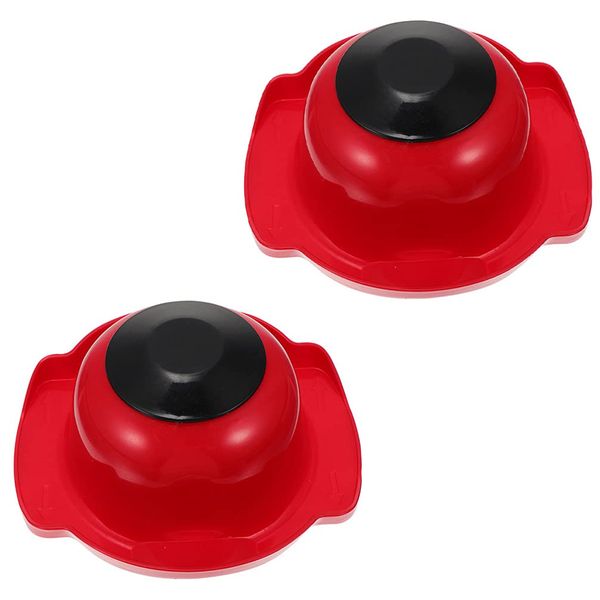 DOITOOL 2PCS di Sicurezza Alimentare Supporti per Mandolino Affettatrice O Grattugia per La Cucina Cibo Taglierina Finger Guard per Mandoline Slicer Grattugia Forniture di Taglio (Rosso)