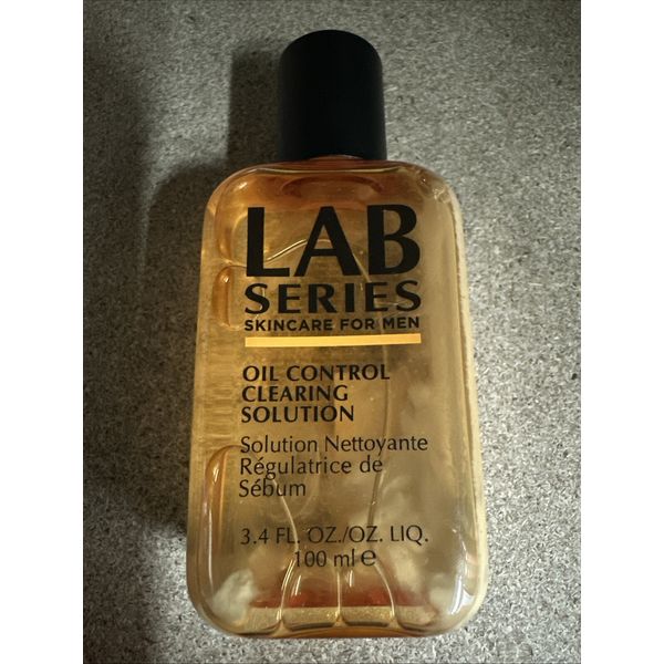 LAB SERIES SKINCARE FOR MEN OIL CONTROL CLEARING SOLUTION 3.4oz/100ml New